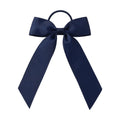 Navy Bow Hair Tie