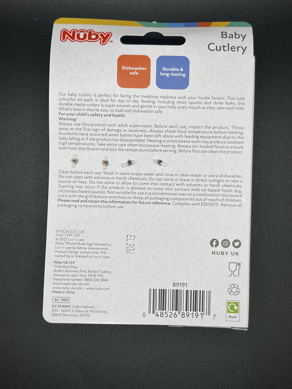 Nuby Cutlery Set