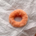 Orange Plush Hair Tie