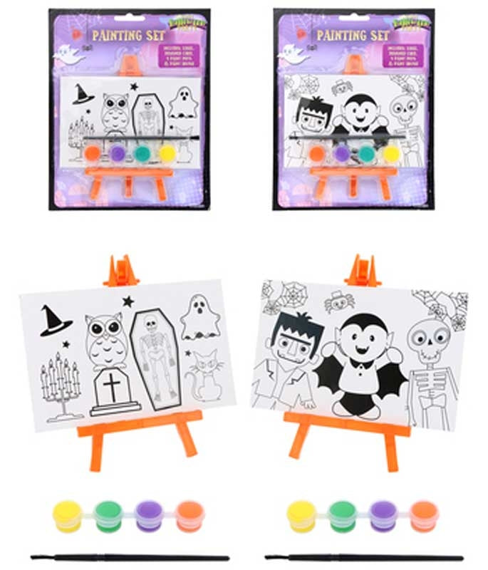 Halloween Paint Art Canvas