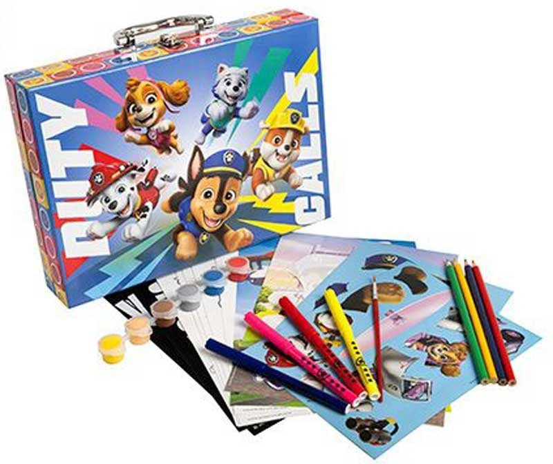 Paw Patrol Activity Case | 4-in-1 Paint, Colour & Sticker Set