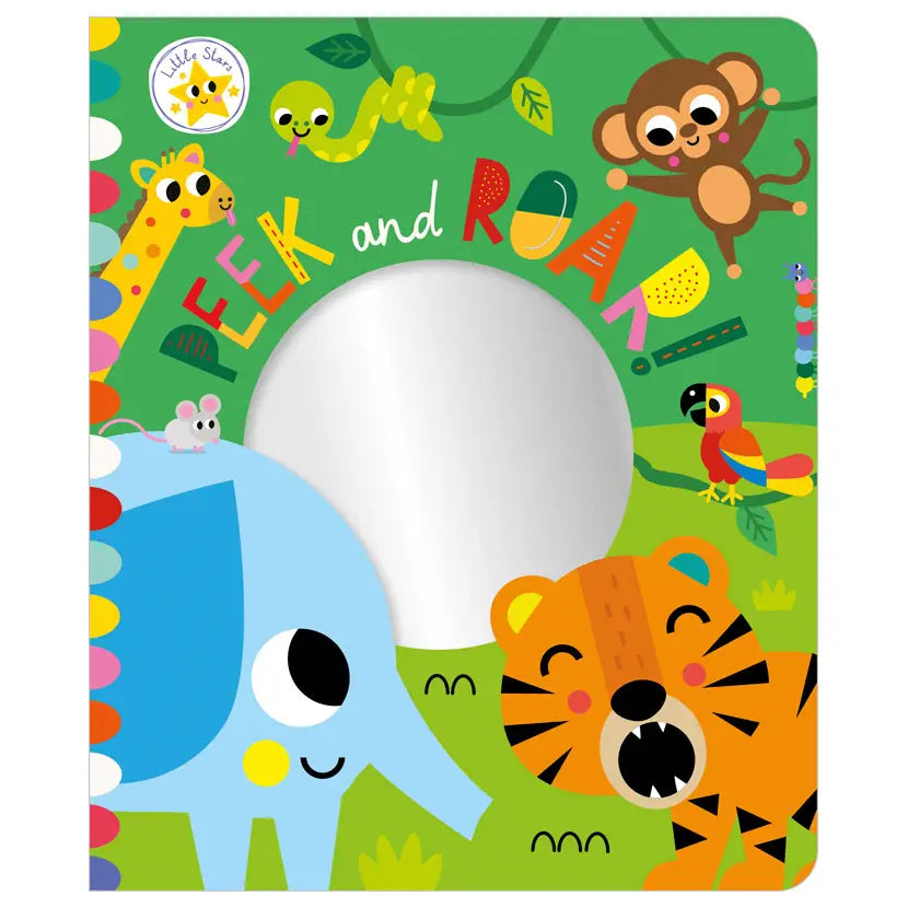 Little Stars Peek & Roar Book | Mirror & Rhyming Text | Baby & Toddler Book