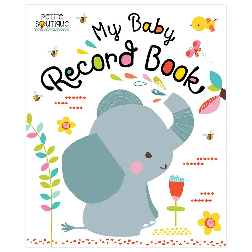 Petite Boutique My Baby Record Book | Padded Milestone Keepsake Book