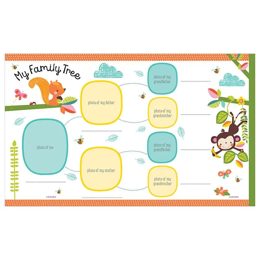 Petite Boutique My Baby Record Book | Padded Milestone Keepsake Book