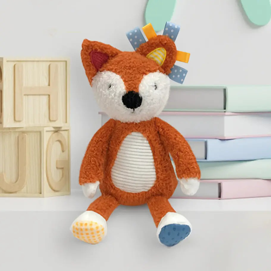 Sensory Snuggables Small Plush Fox | Sensory Baby Toy