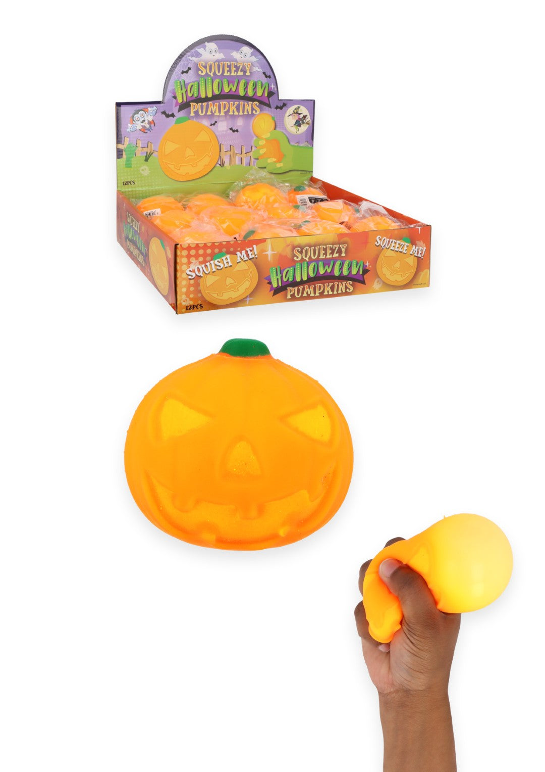 Pumpkin Squeeze Toy 7cm