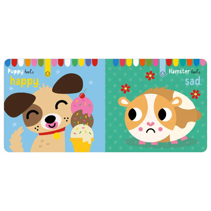 Little Stars Puppy's Feelings Cloth Book | Touch & Feel | Emotions Baby Book