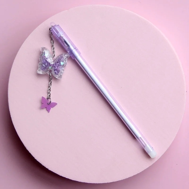 Purple Butterfly Pen