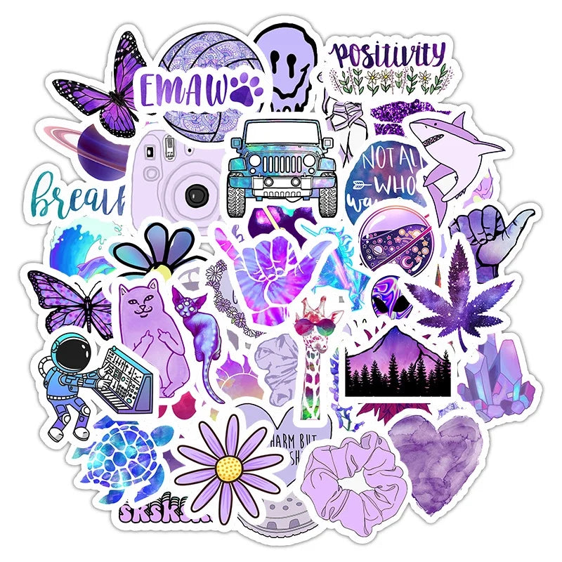 Purple Stickers
