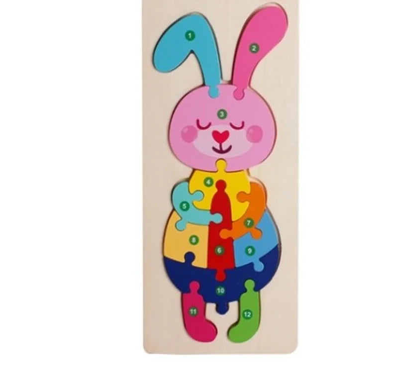 Rabbit Wooden Jigsaw