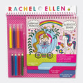 Rachel Ellen Fairytale Princess Activity Book | Scratch Art, Colouring & Stickers | 15 Pages