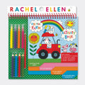 Rachel Ellen On The Farm Activity Book | Scratch Art, Colouring & Stickers | 15 Pages