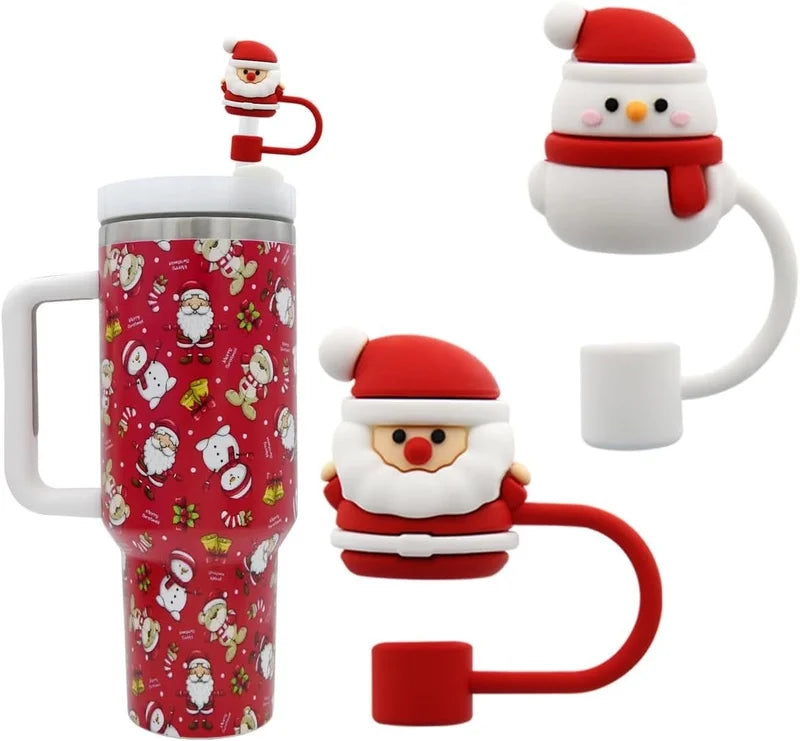 Christmas Straw Caps