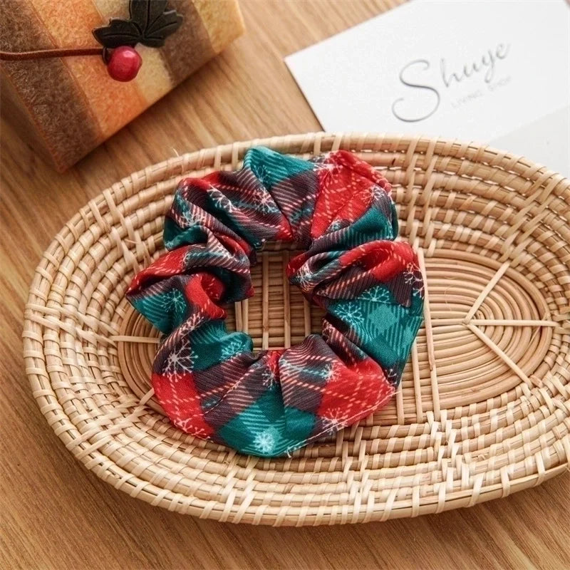 Plaid Scrunchie