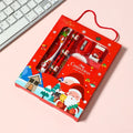 Red Christmas Stationery Set