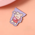 Red Skirt Bunny Magnetic Bookmark