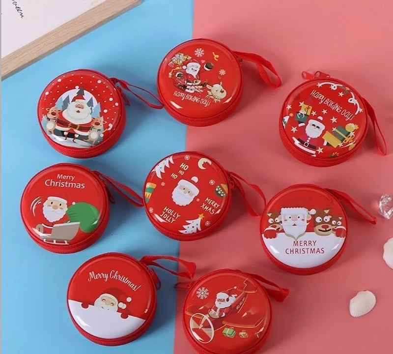 Round Christmas Purses/Wallets