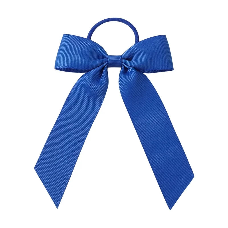 Royal Blue Bow Hair Tie