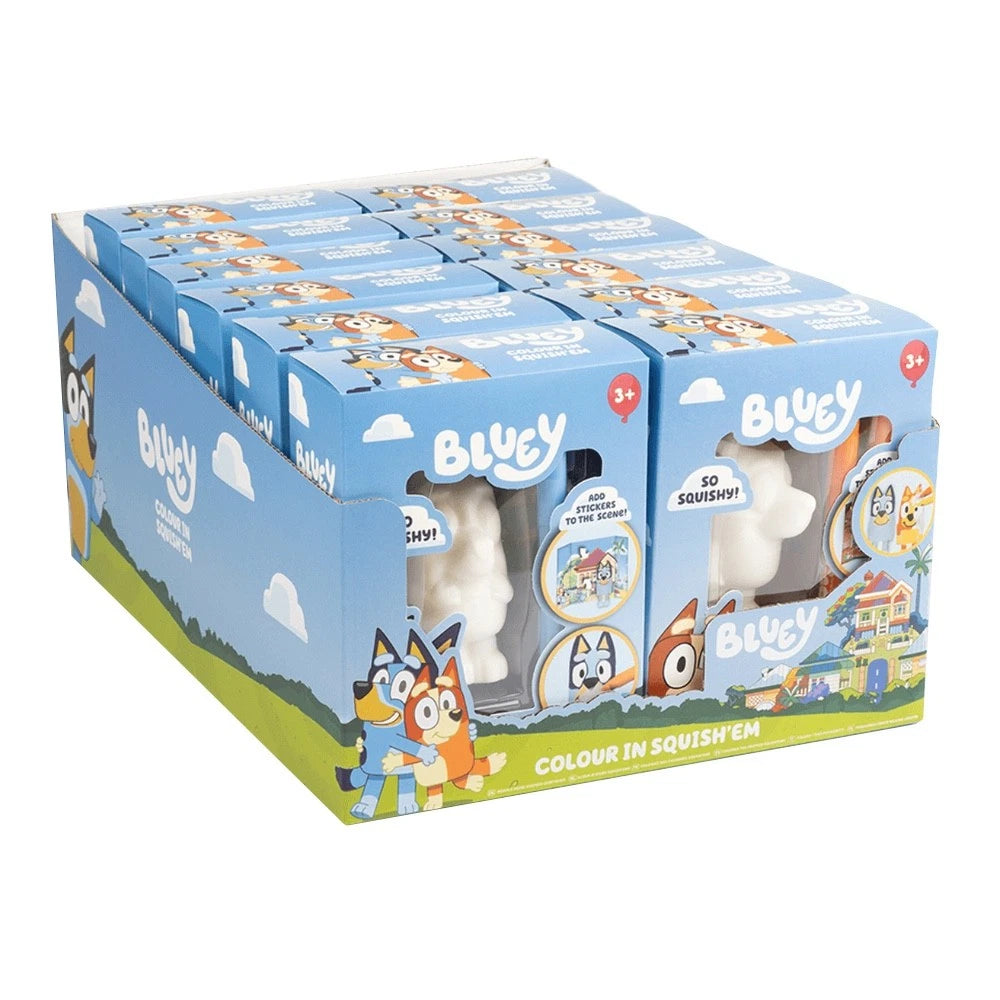 Bluey XL 6 Item Bundle - Activity, Play Pack, Mosaic, Squishy, Sticker Pad & More
