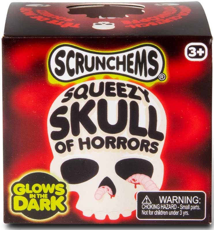 Scrunchems Squeezy Skull Horror