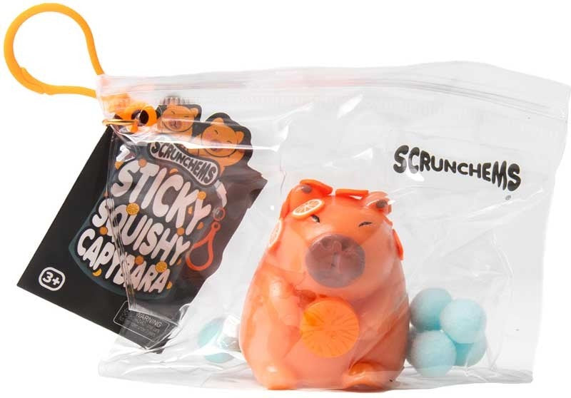 Scrunchems Sticky Squishy Capybara | TABA Fidget & Sensory Toy