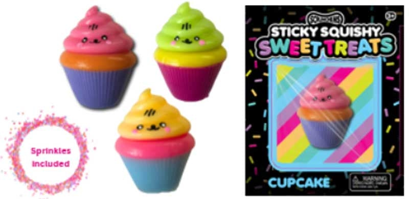 Scrunchems Sticky Squishy Cupcake