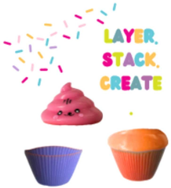 Scrunchems Sticky Squishy Cupcake