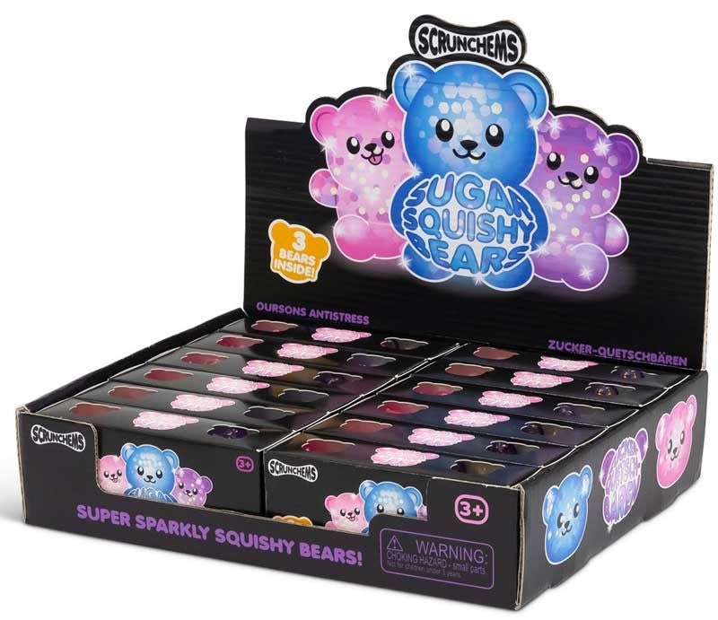 Scrunchems Sugar Diddy Bear - 3 Pack