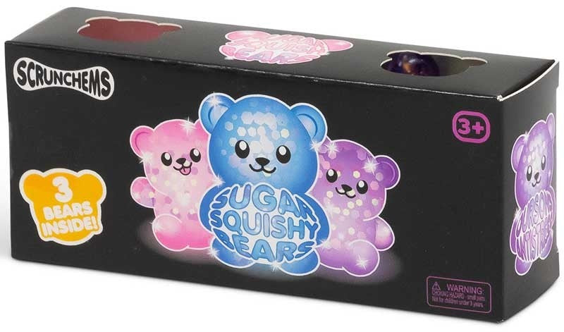 Scrunchems Sugar Diddy Bear - 3 Pack