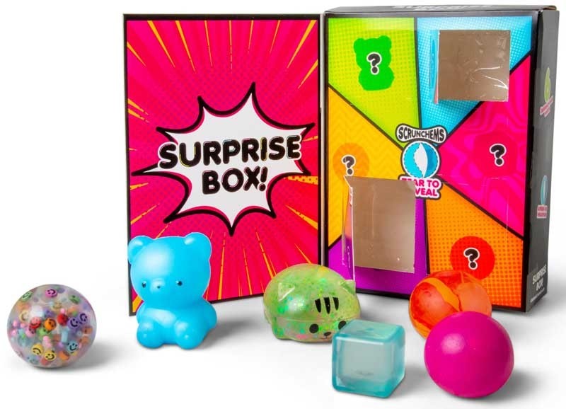 Scrunchems Surprise Box | 6 Surprise Squishy Toys