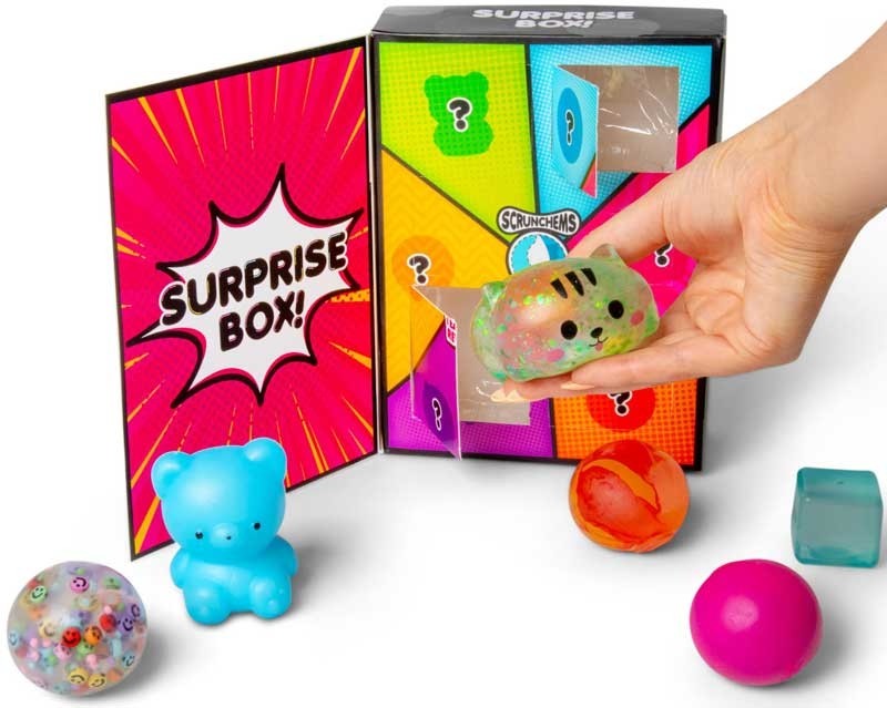 Scrunchems Surprise Box | 6 Surprise Squishy Toys