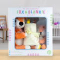 Sensory Snuggables Fox & Blankie Gift Set | My First Sensory Baby Toy
