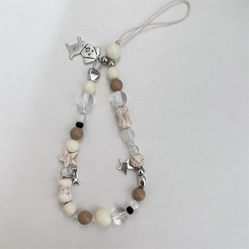 Metal Puppy Phone Charm