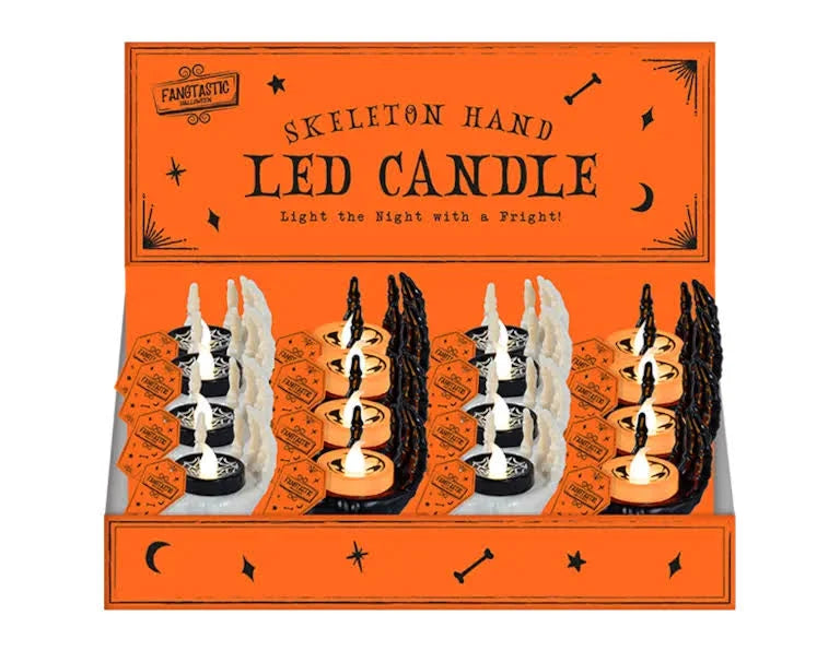 Skeleton Hand LED Candle
