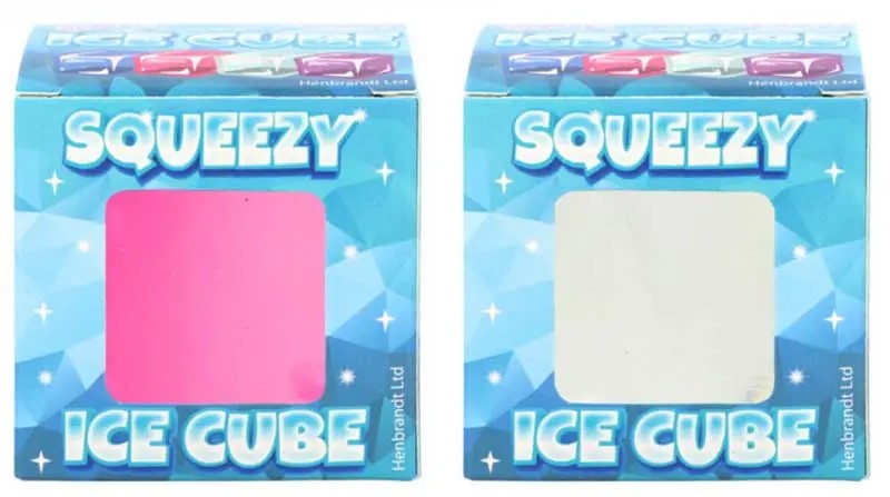 Squeezy Ice Cubes | Neon Sensory Fidget Toy | 5cm