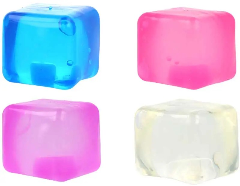 Squeezy Ice Cubes | Neon Sensory Fidget Toy | 5cm