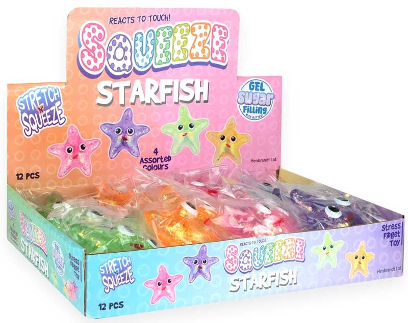 Squeeze Starfish with Sugar & Sparkle 10cm