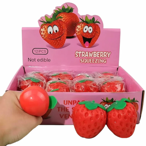 Squishy Red Strawberry