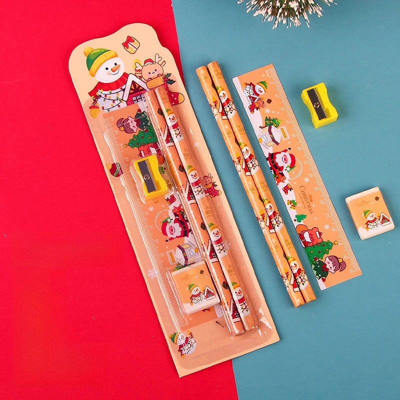 Yellow Christmas Stationery Set