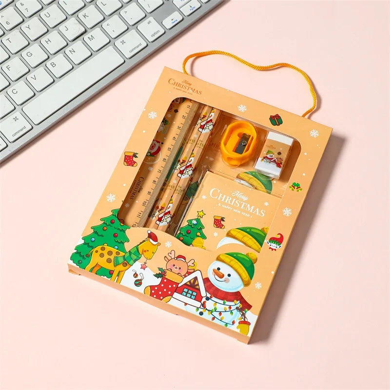 Yellow Christmas Stationery Set