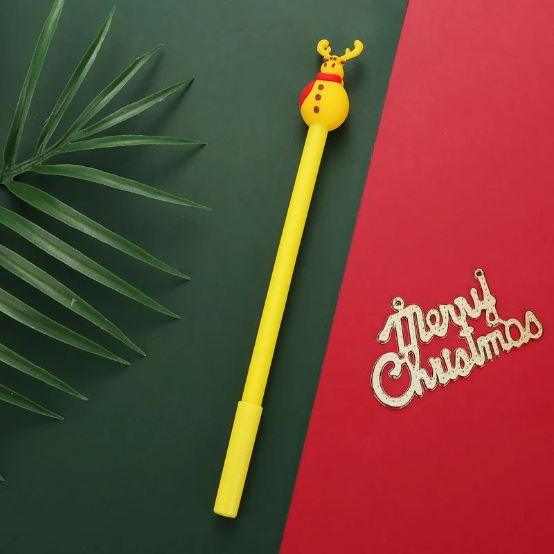 Yellow Snowman Gel Pen