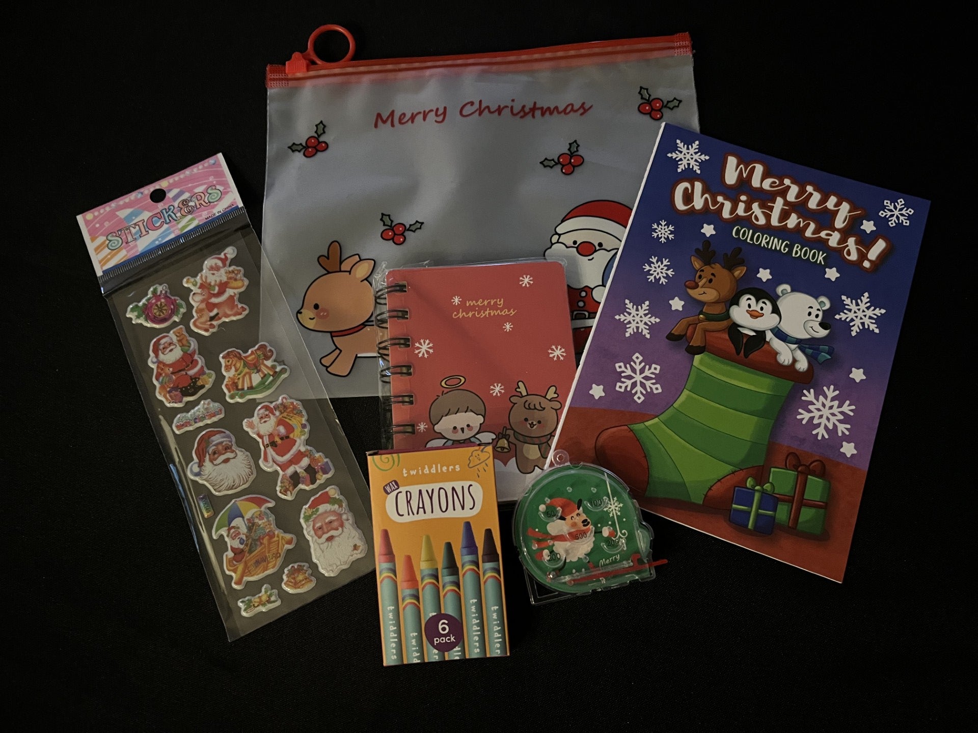 Christmas Zipper Bag With Goodies!